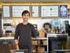 Man at counter.